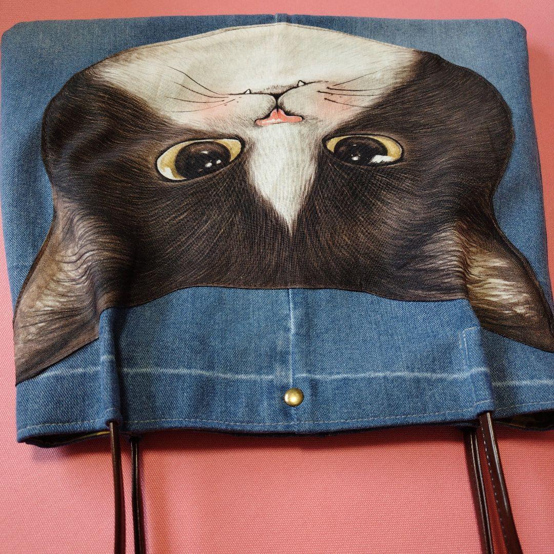 コヤンイサムチョン　ジョーズ　デニムリメイクトートバッグ　肩かけ