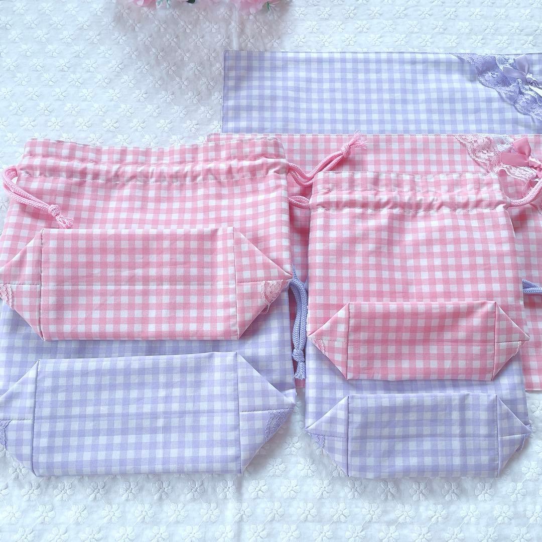 So☆Mama様 ランチョンマット お弁当袋 コップ袋 ハンドメイド