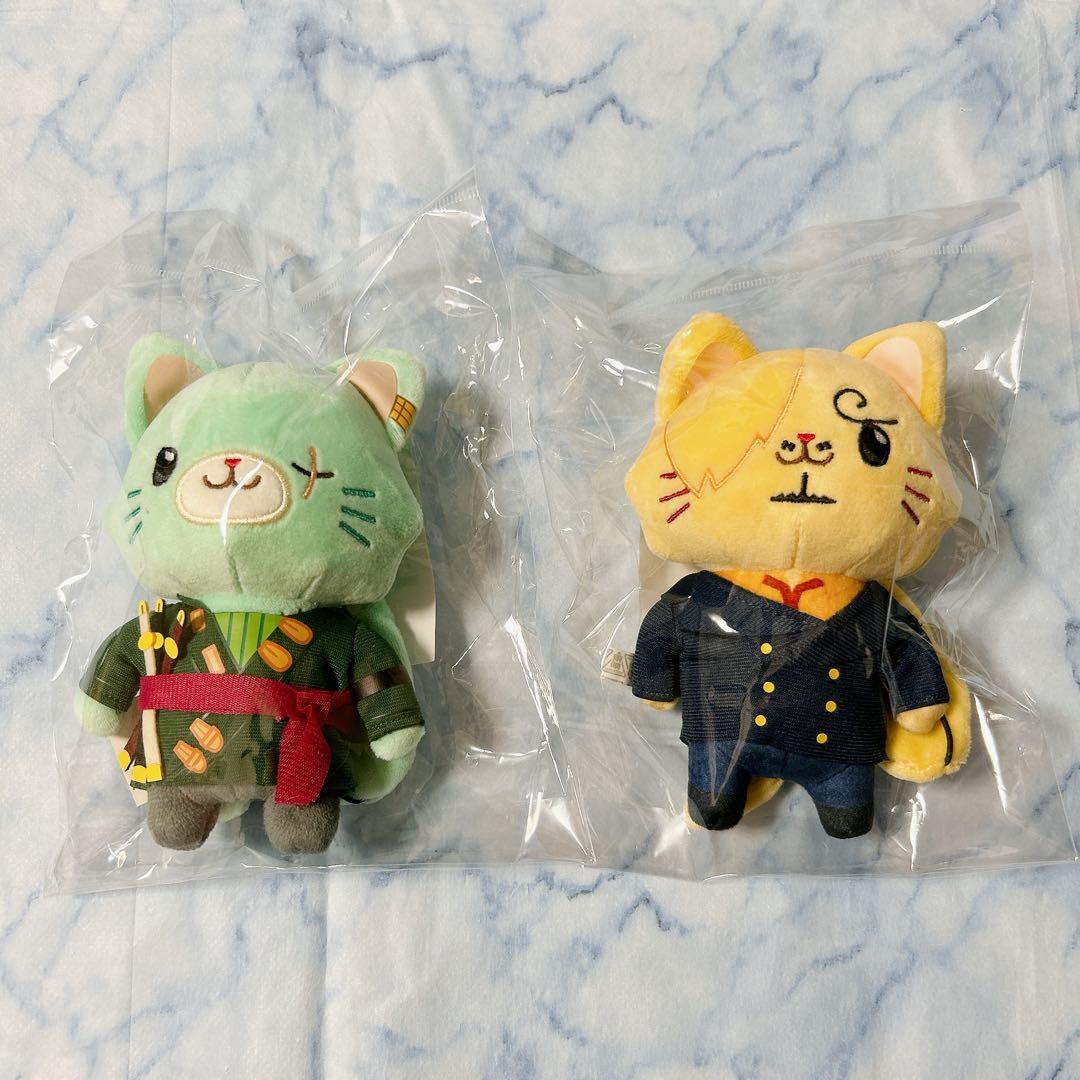 ワンピース　withCat ぬいぐるみ　RED ゾロ　サンジ