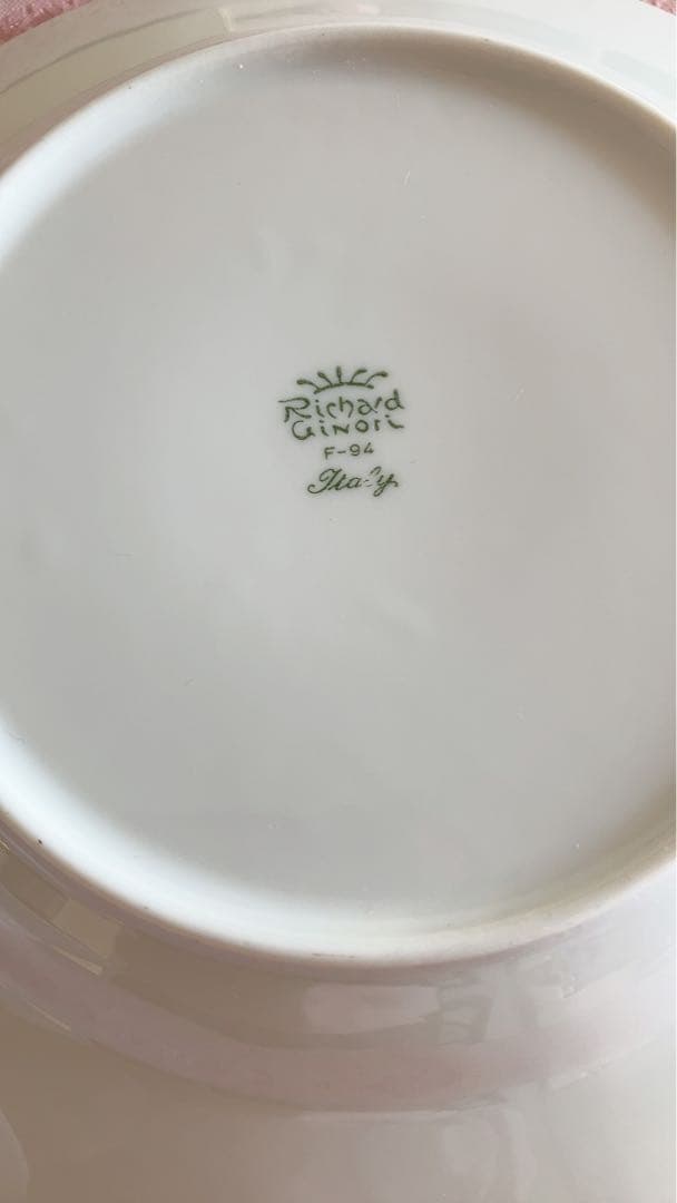 リチャードジノリ　深皿　インペロカメリア　希少　2枚　未使用品