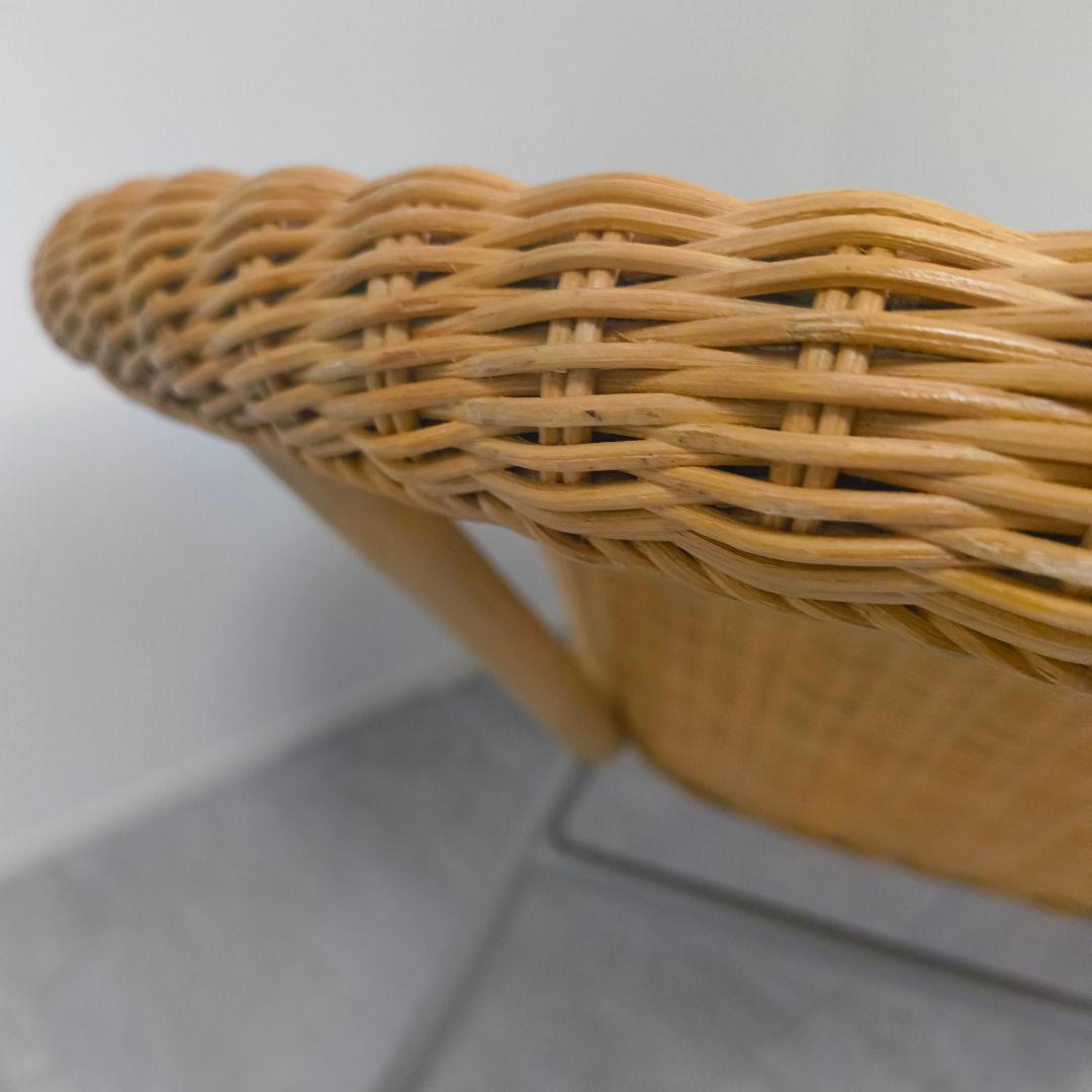 アンティーク　ラタンチェア　メタル　脚　イギリス　アメリカ　ヴィンテージ