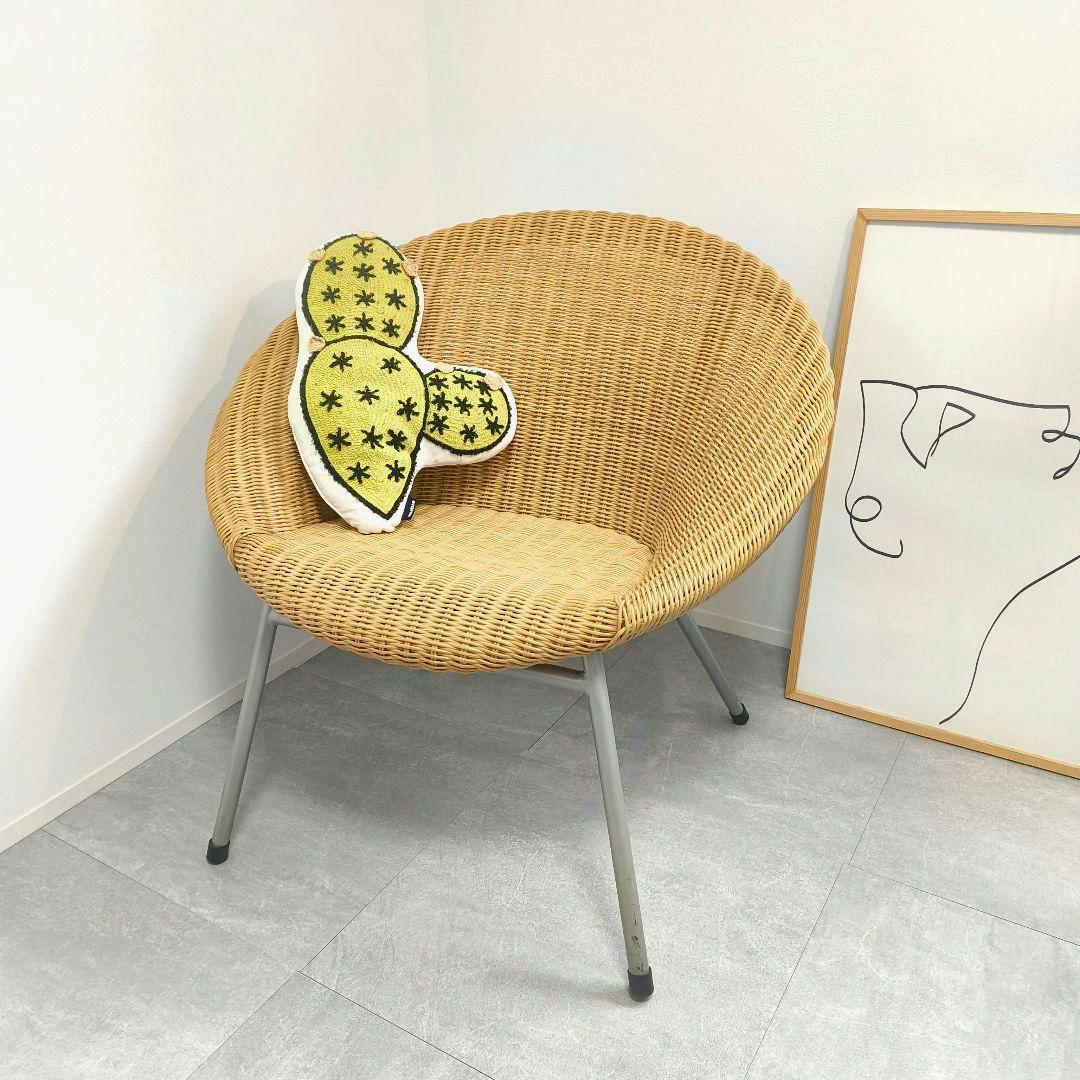 アンティーク　ラタンチェア　メタル　脚　イギリス　アメリカ　ヴィンテージ