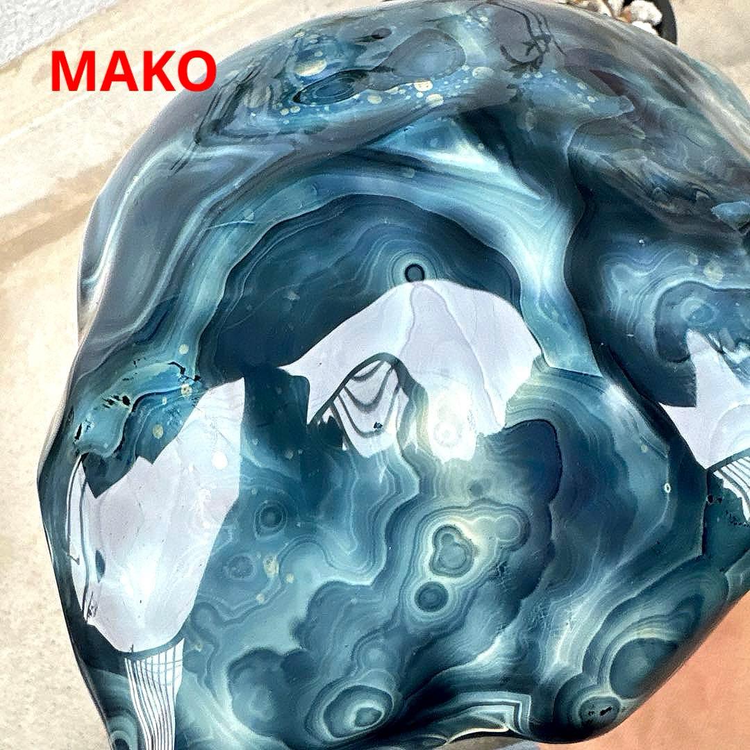 M1610☆ブルー瑪瑙原石5.8Kg☆天然石　原石