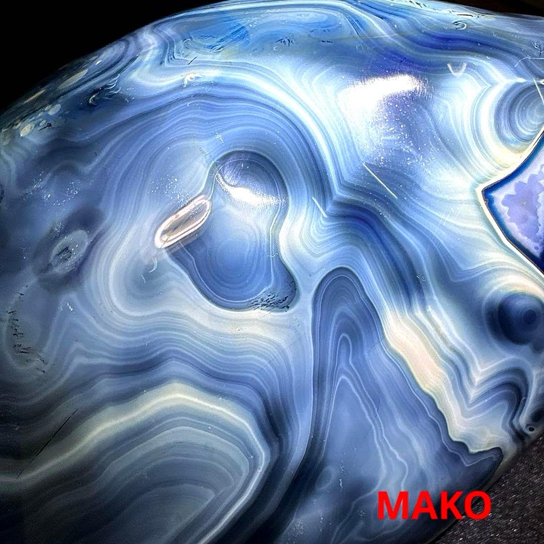 M1610☆ブルー瑪瑙原石5.8Kg☆天然石　原石