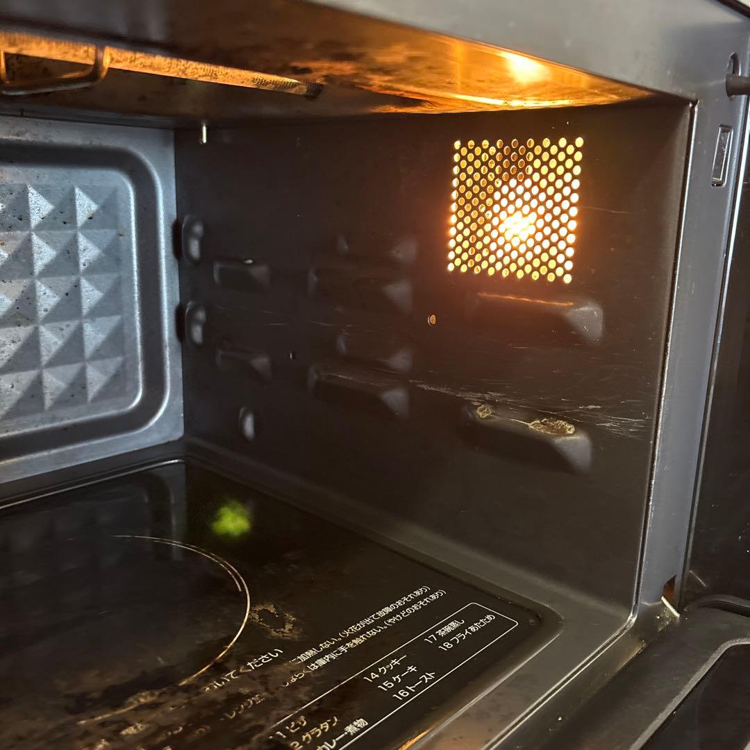 【2/22で処分予定】【送料込み】山善 オーブンレンジ NERP-018FV