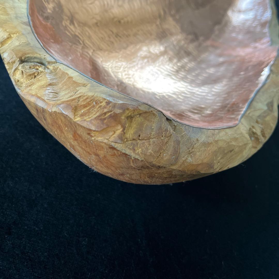 天然木　小物入れ　コッパー　銅　ウッド　asplund
