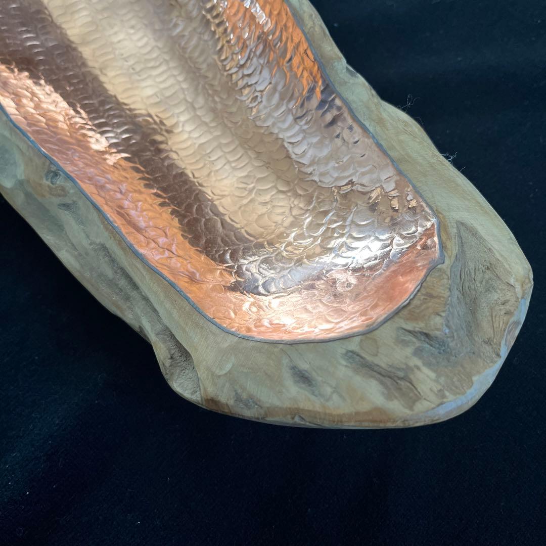 天然木　小物入れ　コッパー　銅　ウッド　asplund