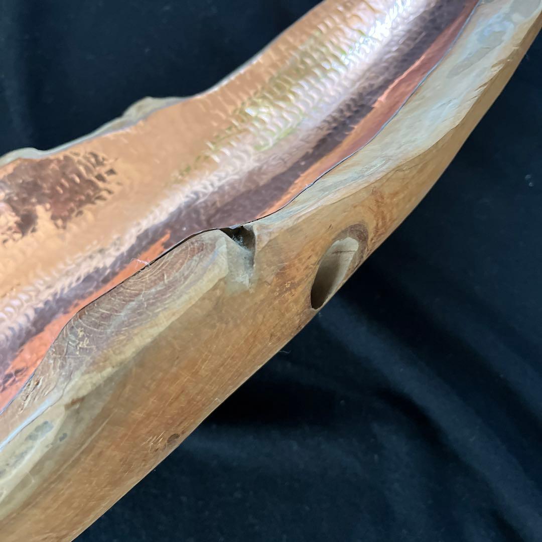 天然木　小物入れ　コッパー　銅　ウッド　asplund