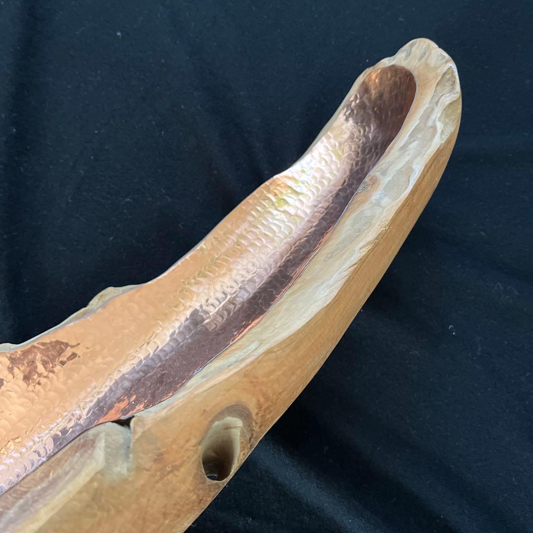 天然木　小物入れ　コッパー　銅　ウッド　asplund