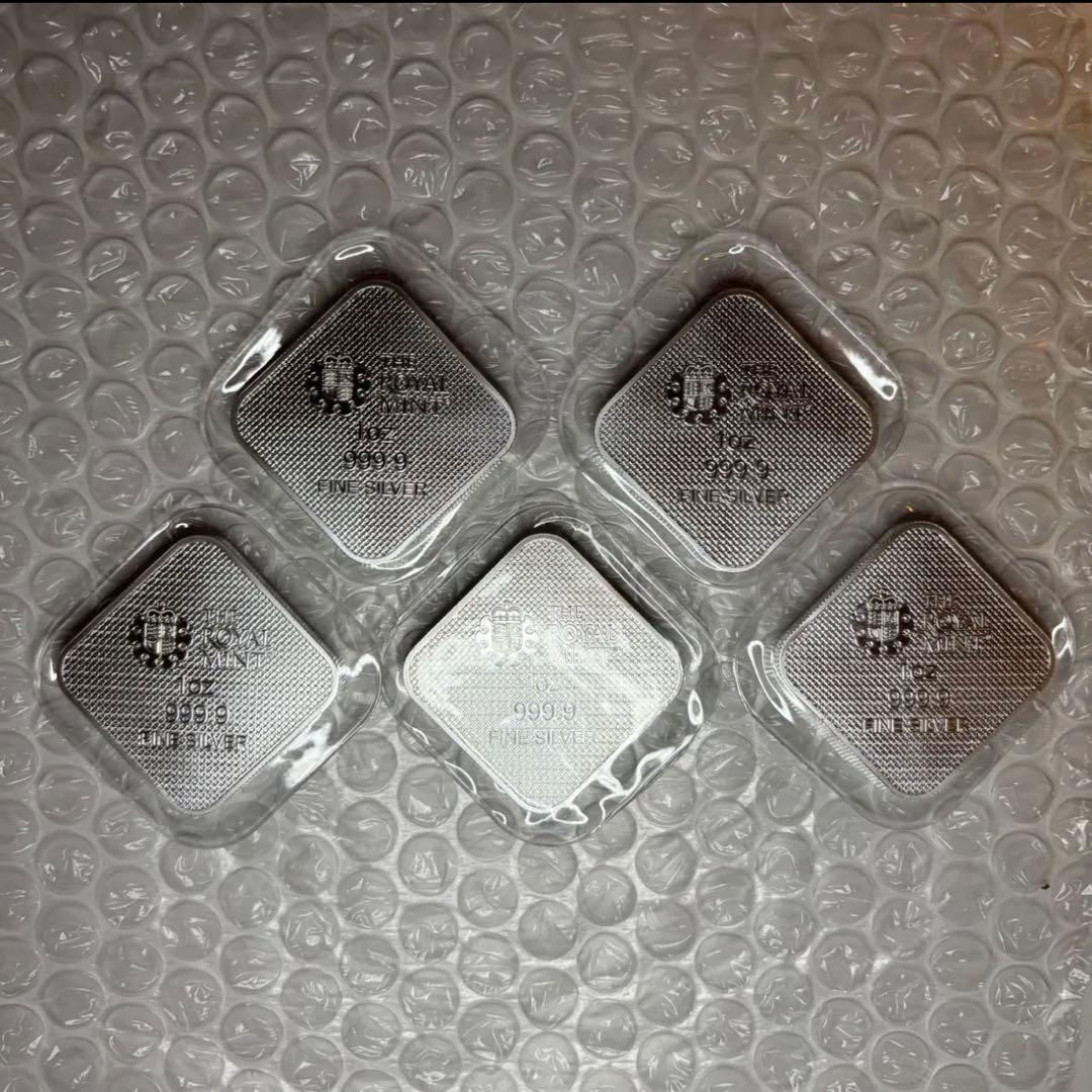 【5枚セット・新品】2025年 クイーンズビースト コンプリーター 1oz 純銀