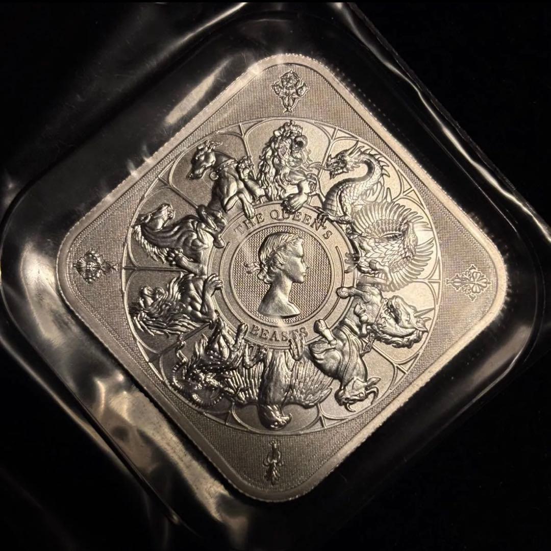 【5枚セット・新品】2025年 クイーンズビースト コンプリーター 1oz 純銀
