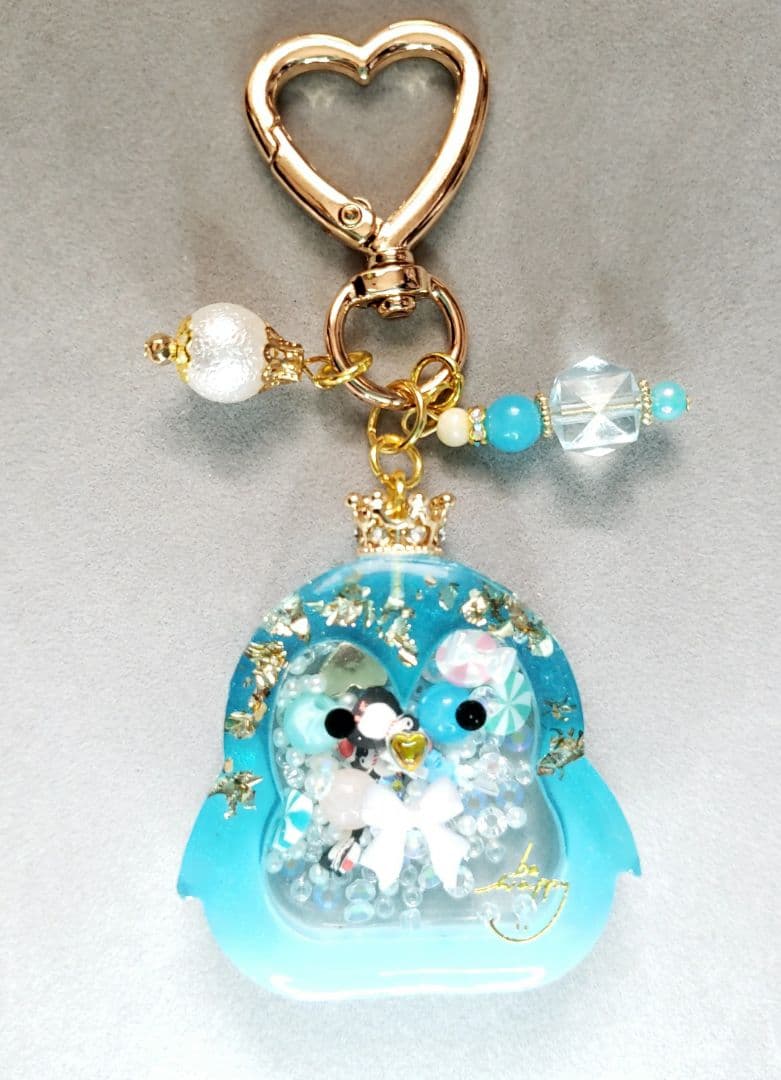 シャカシャカキーホルダー　②ペンギン