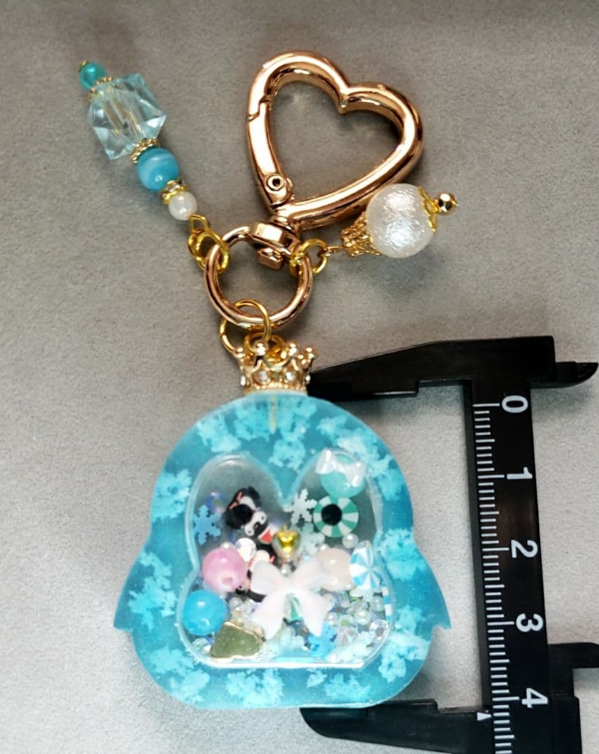 シャカシャカキーホルダー　②ペンギン