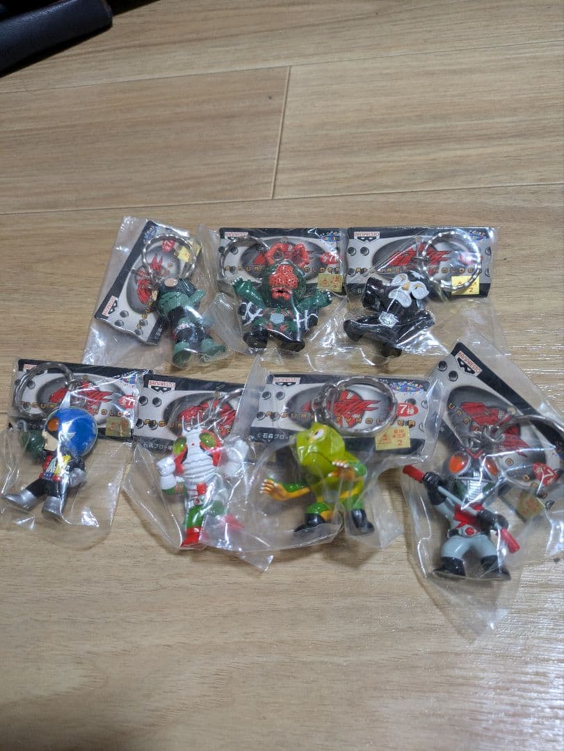 当時物20〜30年前の仮面ライダー フィギュア 7体フルセット