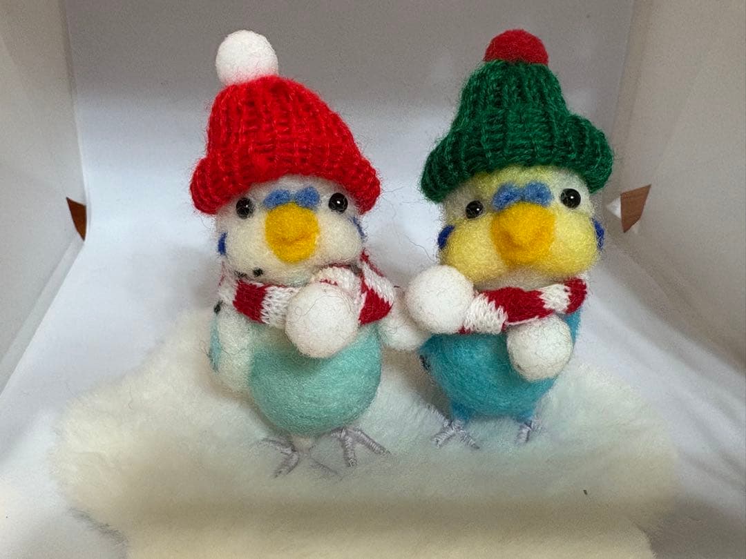 liliページ　クリスマスブランコ　セキセイインコ