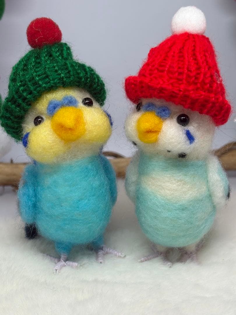 liliページ　クリスマスブランコ　セキセイインコ