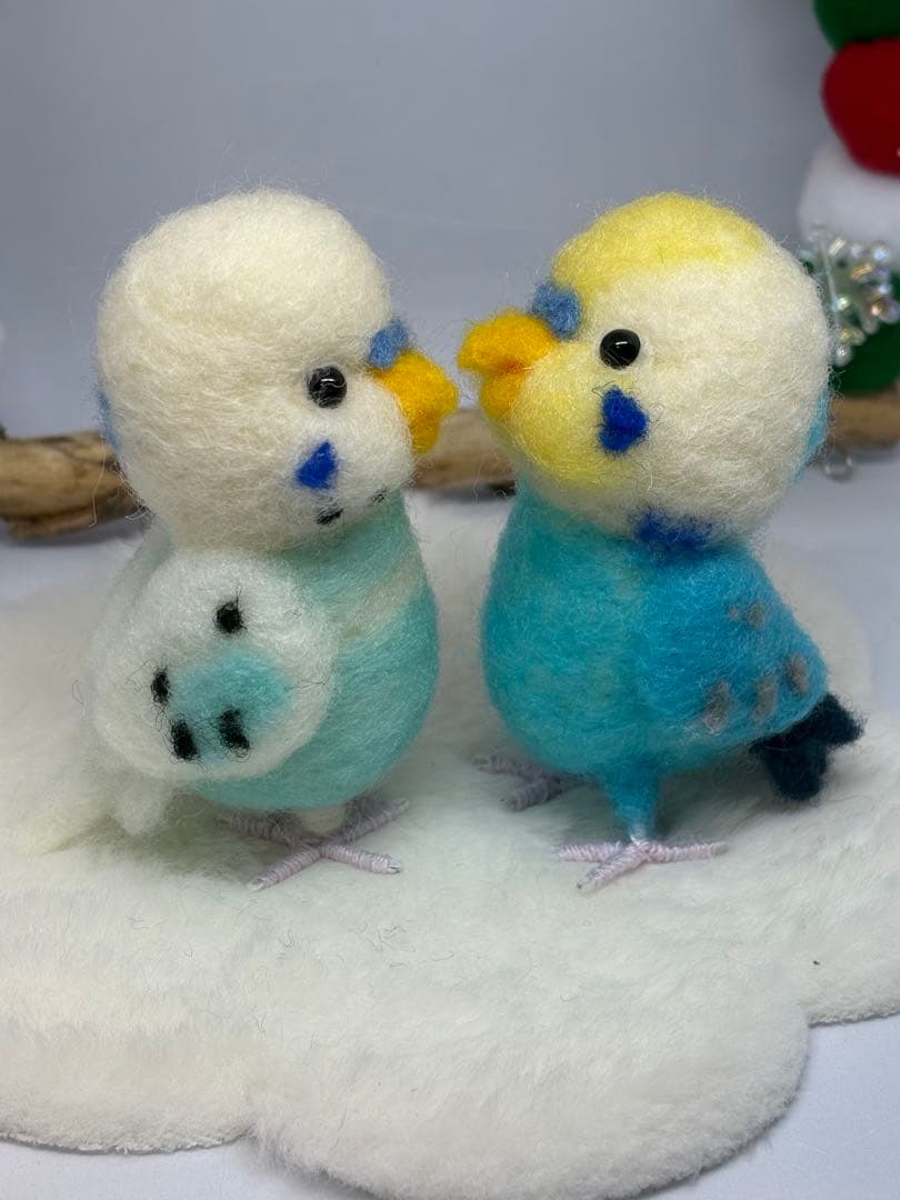 liliページ　クリスマスブランコ　セキセイインコ