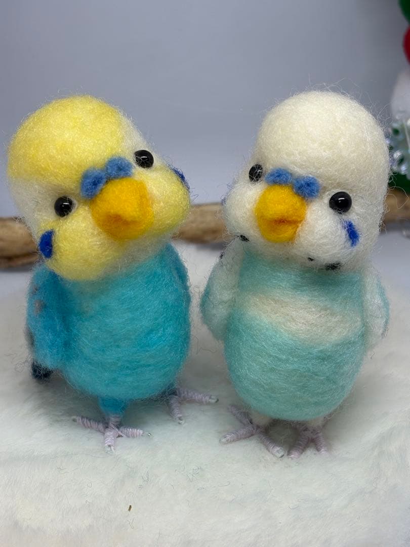 liliページ　クリスマスブランコ　セキセイインコ