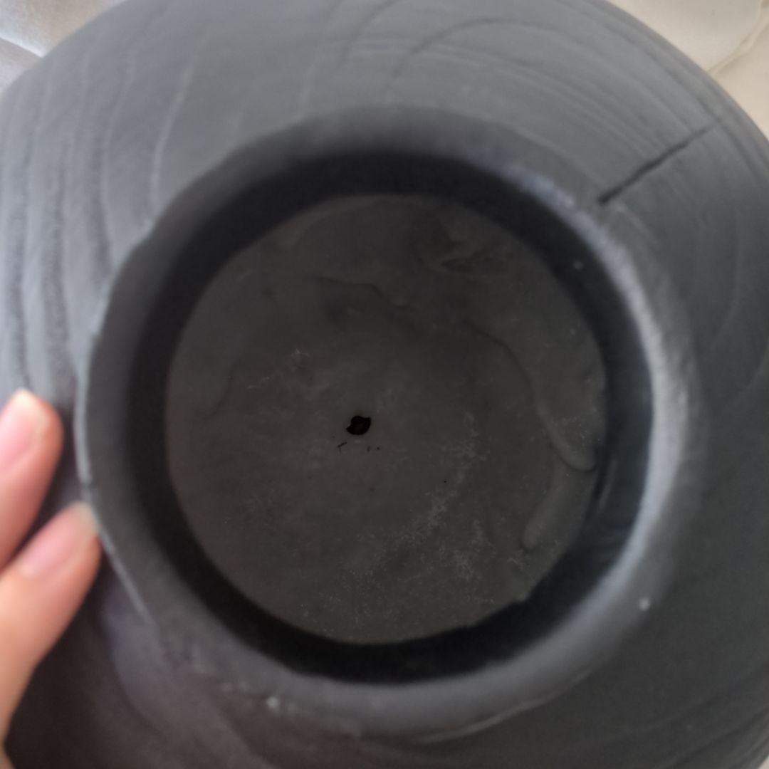 ART OF BLACK wood textureフラワーベース