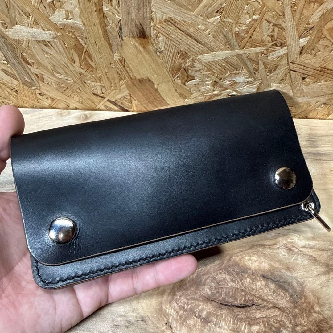 ホーウィン社 クロムエクセル 180 トラッカーウォレット タロン 茶芯 Ni