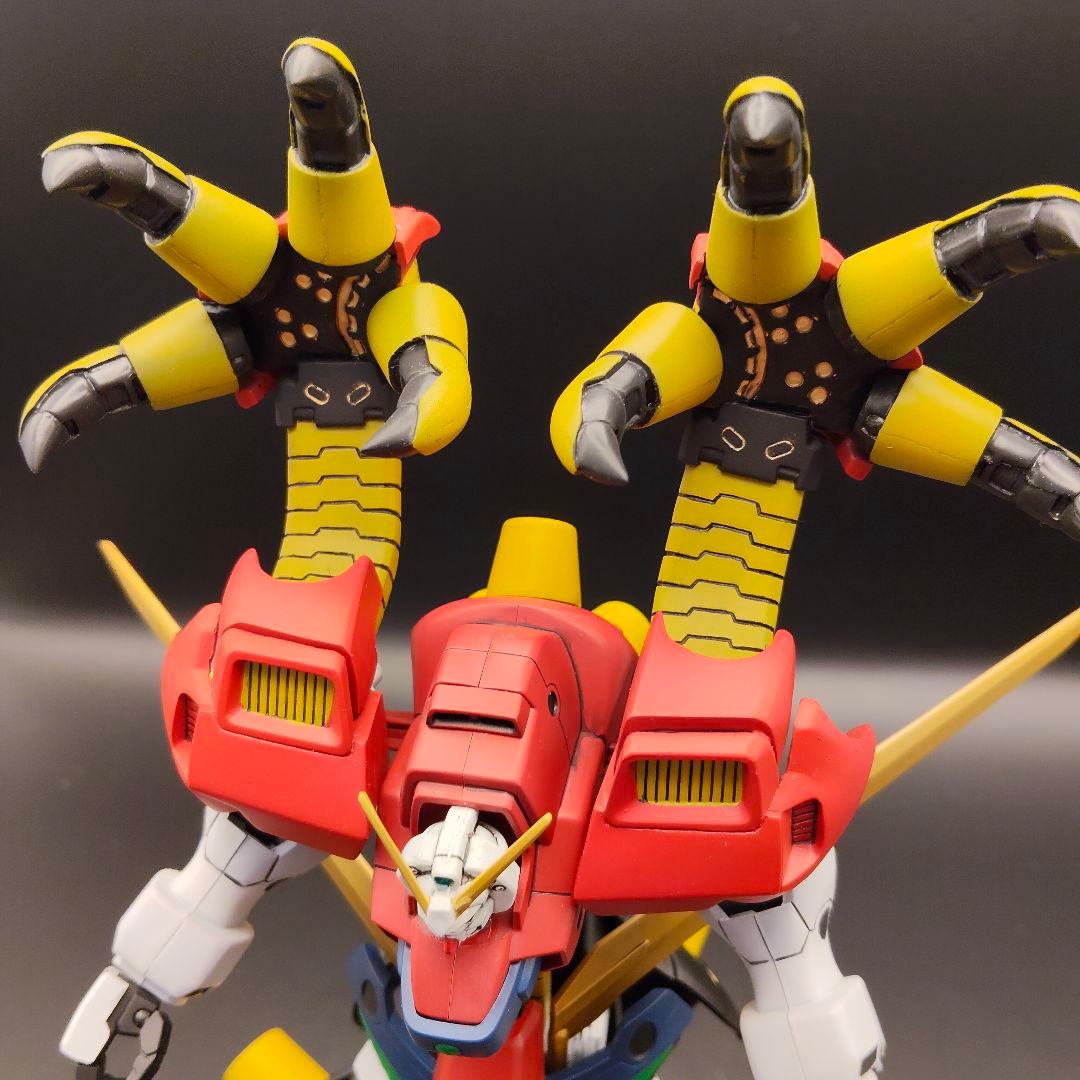 デビルガンダム最終形態　HG size1/144 全塗装 改修　改造パーツ