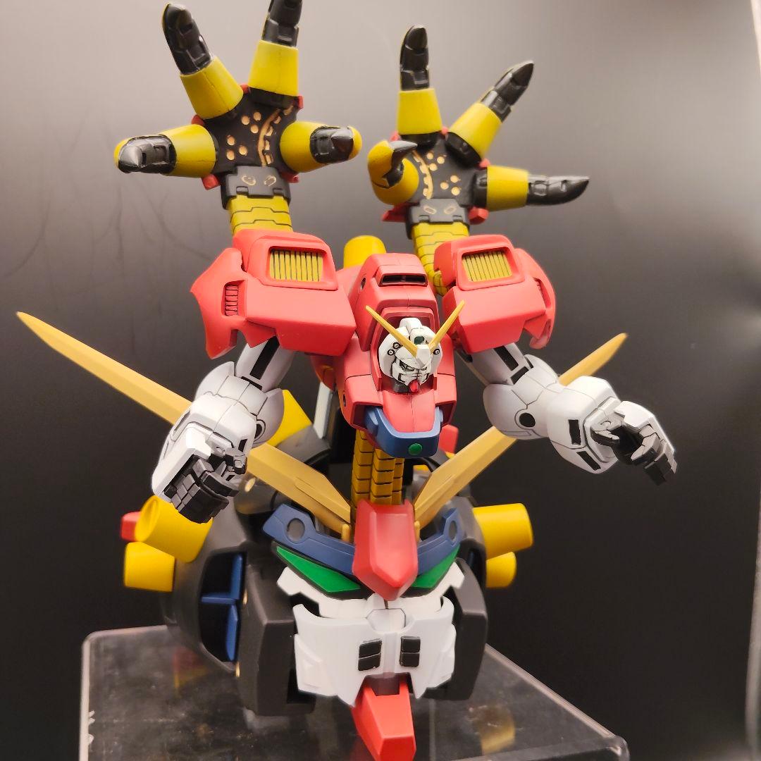 デビルガンダム最終形態　HG size1/144 全塗装 改修　改造パーツ