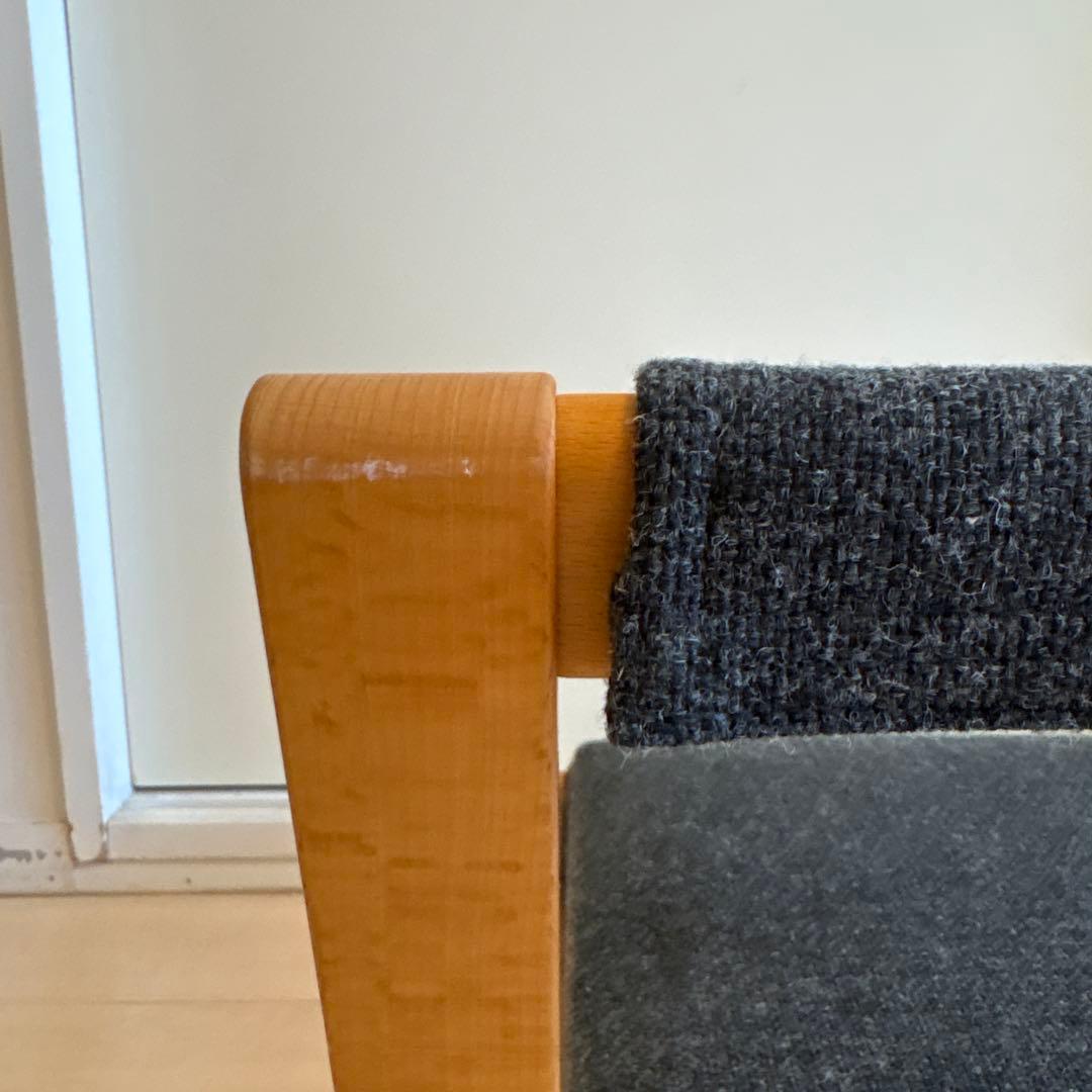 園田椅子製作所 座椅子グレー　Zagaku 木工家具