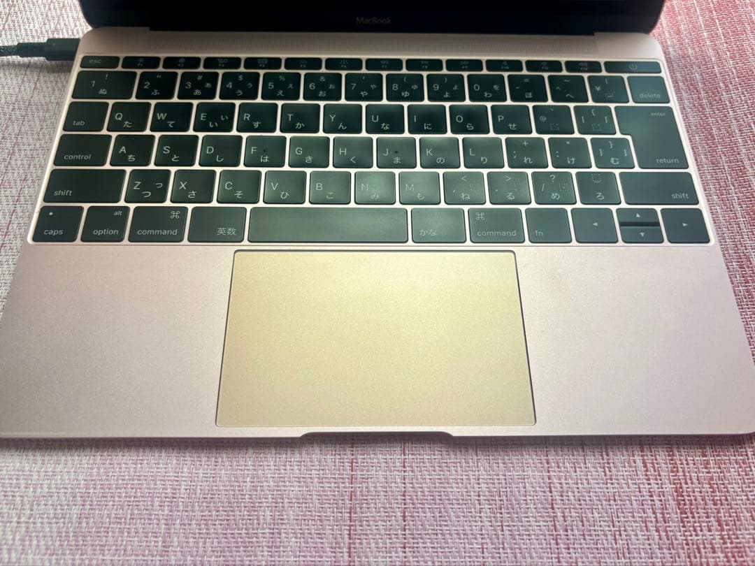 MacBook ローズゴールド 2016 8GB 512GB 充放電112回