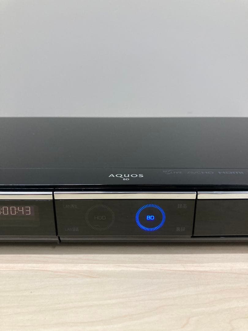 めっちゃ綺麗 1TB シャープ　AQUOS ブルーレイ　BD-HDW 80