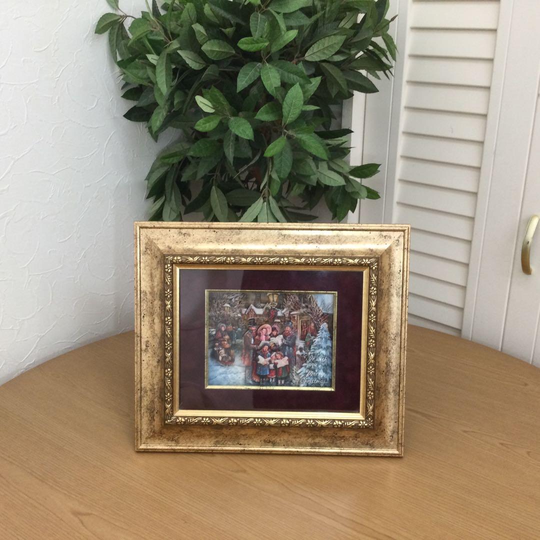 シャドーボックス 「we wish a merry Christmas」