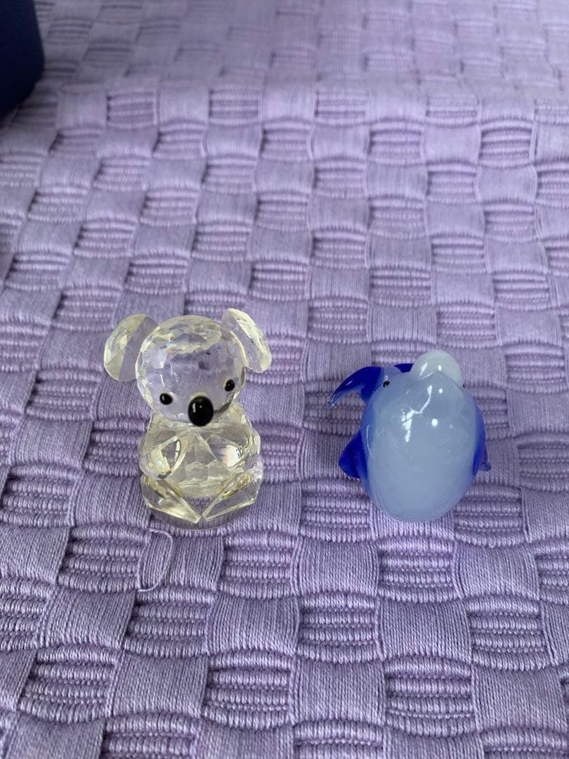 【美品】SWAROVSKI 雪だるま クリスタル プレゼントボックス