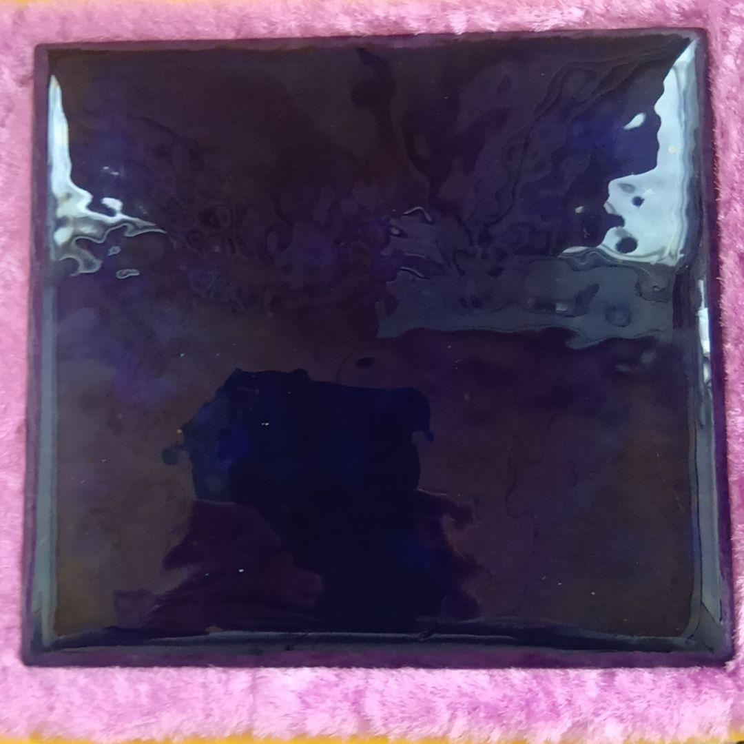 骨董品 七宝皿 宮内庁御用達 安藤七宝店製 七宝焼 藤夜叉 飾皿 美人画