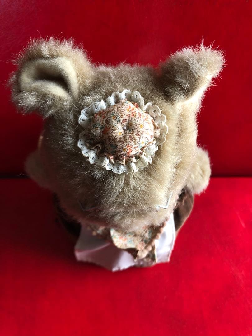 サンアロー 昭和レトロ、ねずみ、マウスお婆さんのぬいぐるみ