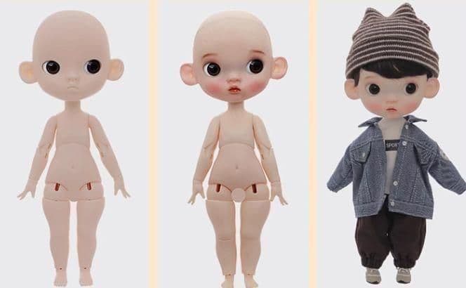 AX700 bjd 1/6 ドール本体 Sibyl 球体関節人形 ハンドメイド