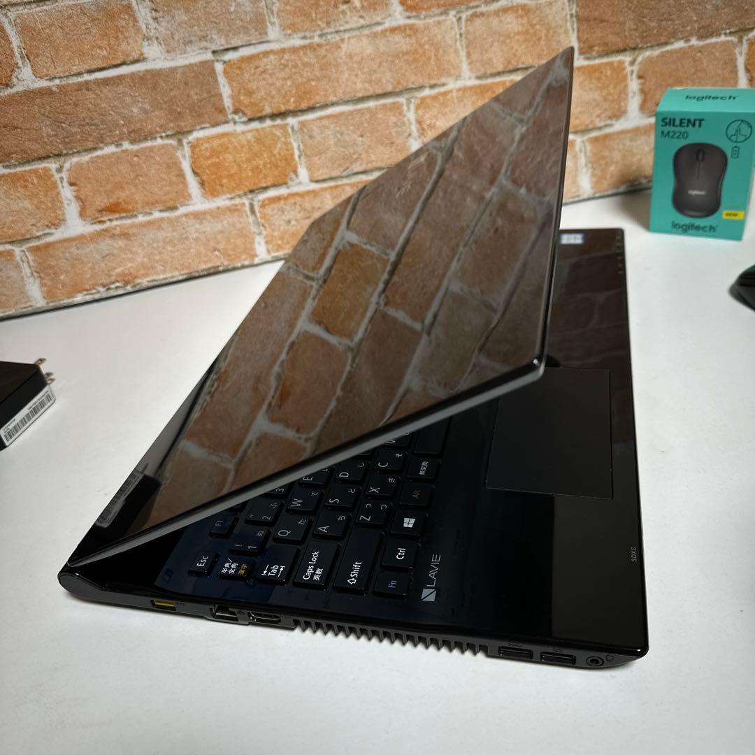 美品NEC ノートPC SSD メモリ8GB Windows 11 オフィス入り