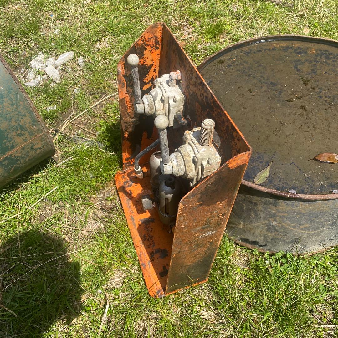 インダストリアル　機械　金属製 オブジェ　オーナメント　鉄錆　アイアン