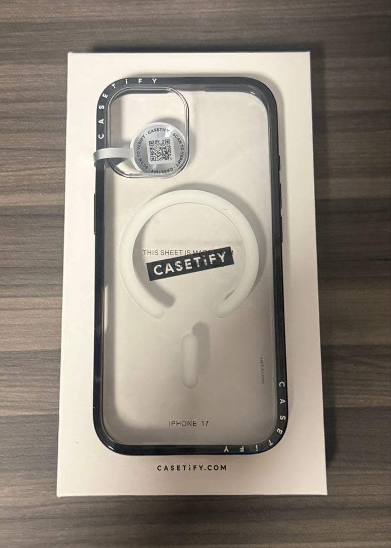 CASETiFY ケースティファイ iPhone 17 ケース ブラック 黒