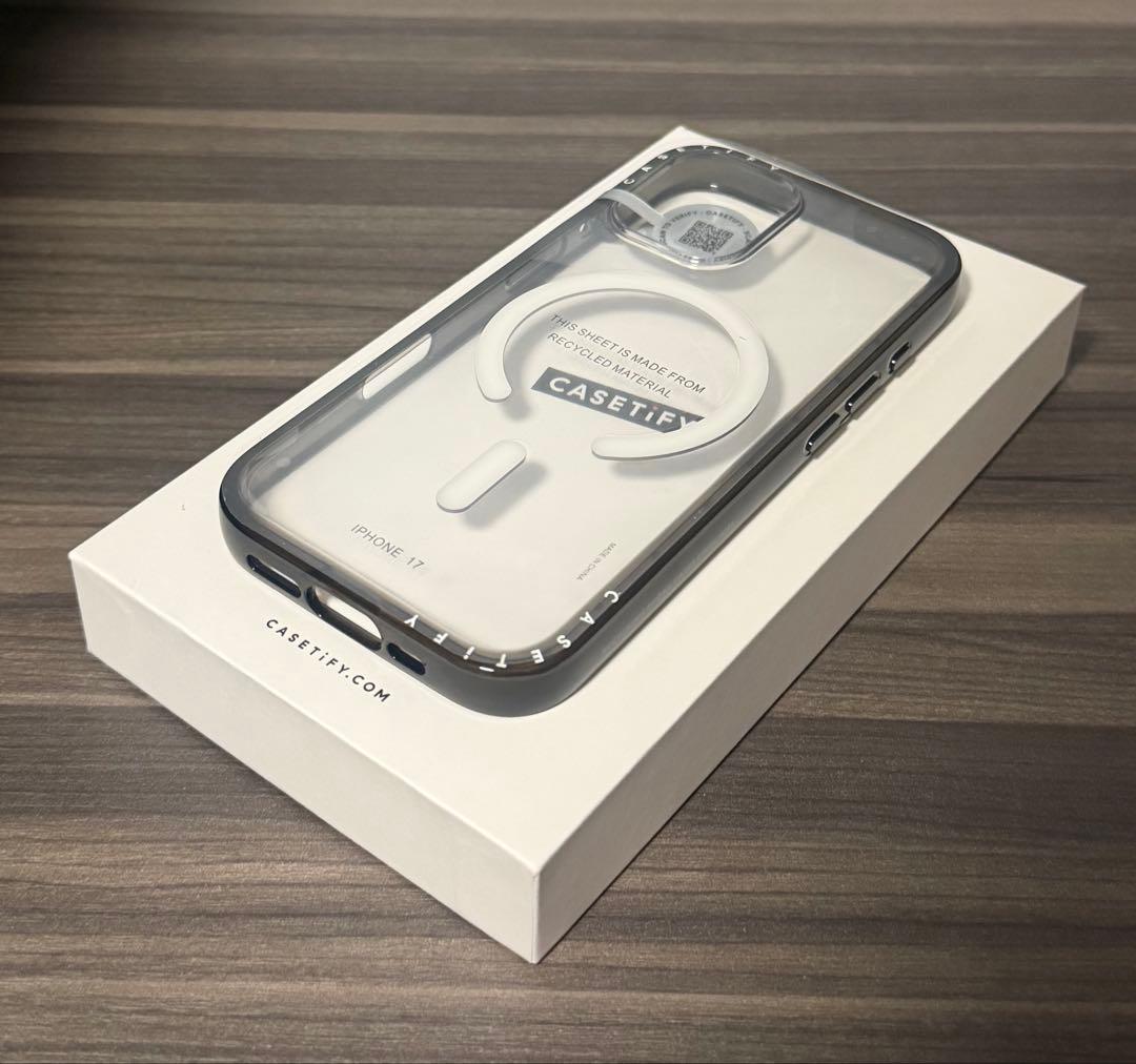 CASETiFY ケースティファイ iPhone 17 ケース ブラック 黒