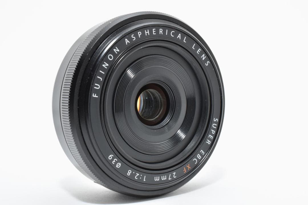 美品 富士フイルム フジノン カメラレンズ スーパー EBC 27mm f2.8