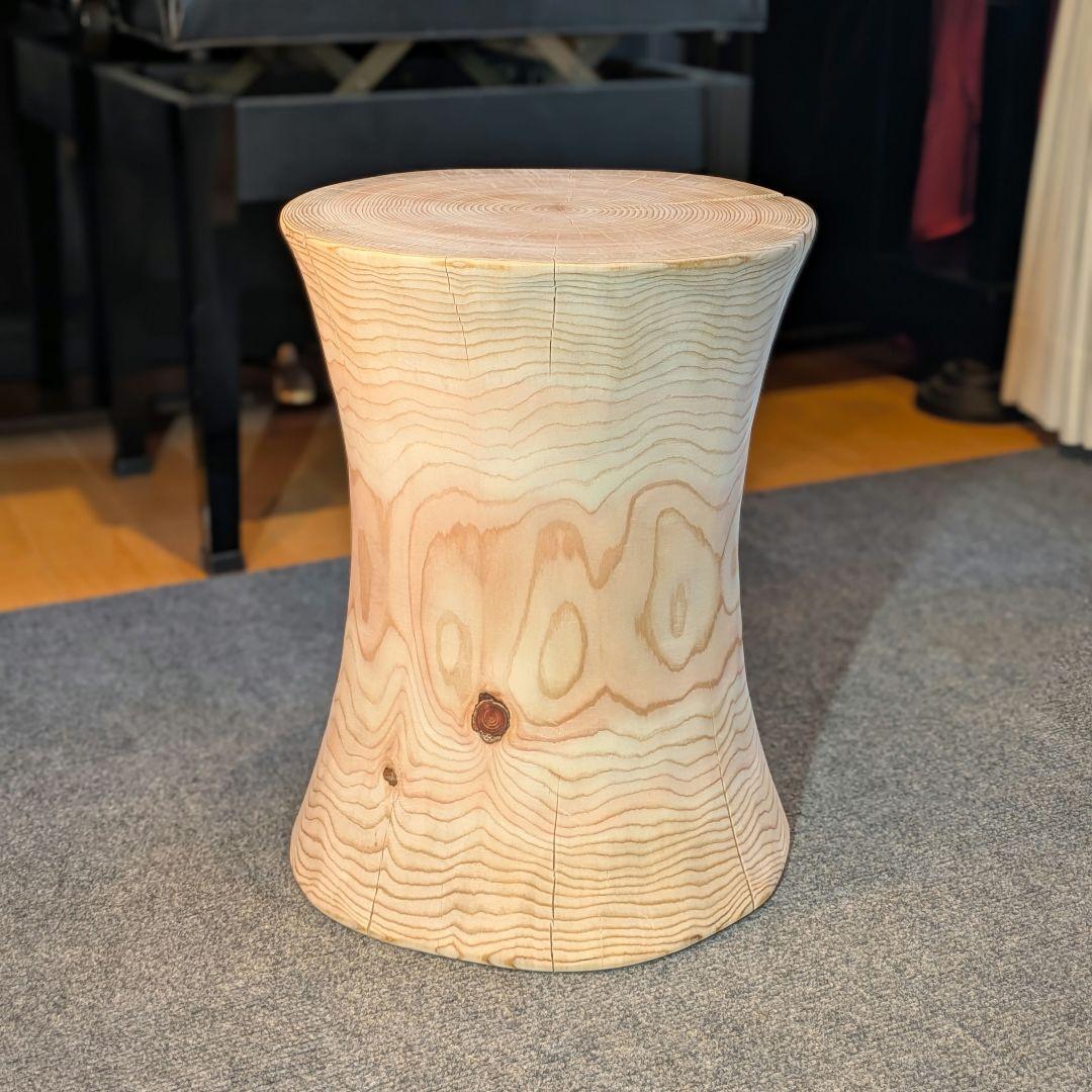 outdoorman　檜④　丸太　椅子　スツール　テーブル　高さ約40㎝