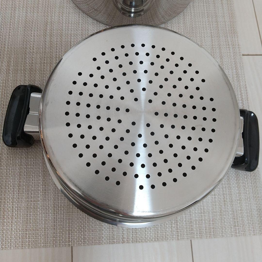 ビタクラフト ニューヨーク 両手鍋 4.0Lと中蒸し器