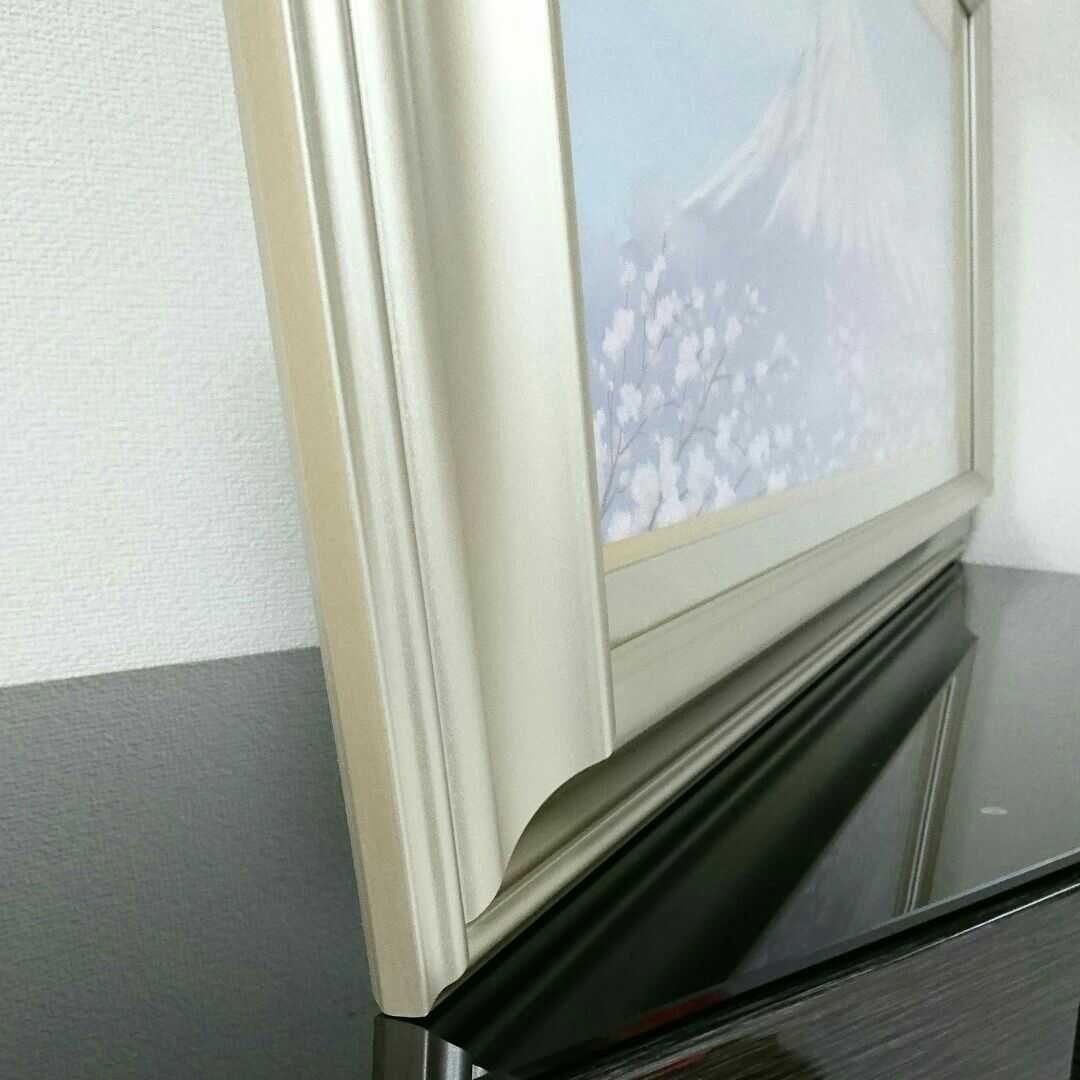 富士に桜　絵　朝隈敏彦