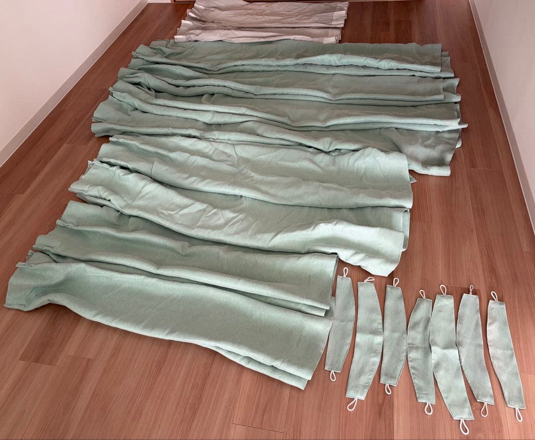 ニトリ１級遮光ドレープカーテン➕レースカーテン（全て防炎仕様）　合計１０枚