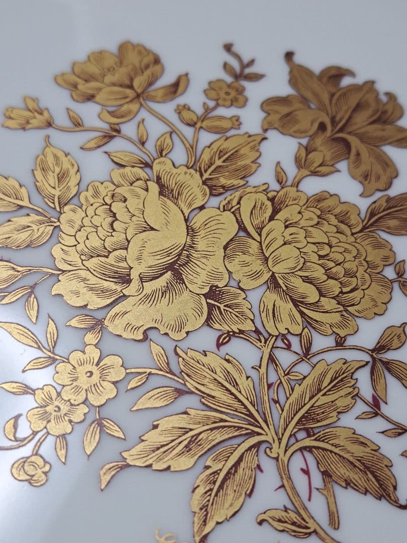 LIMOGES LEGLE リモージュ 25cmプレート 本金彩 フランス製磁器