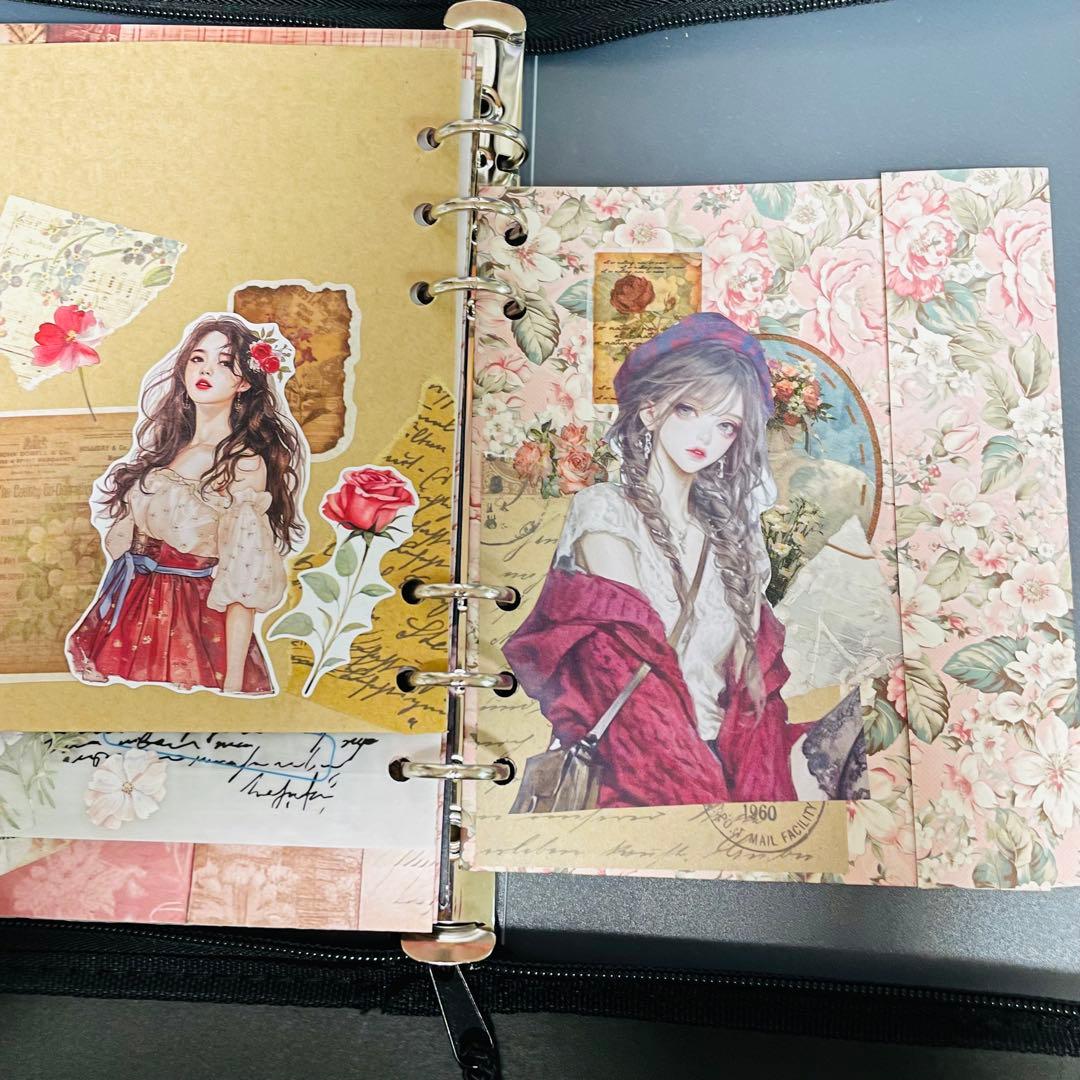 poyo ☆彡おすそ分けファイル　６穴バインダー　眺めて楽しめる ＋素材入り