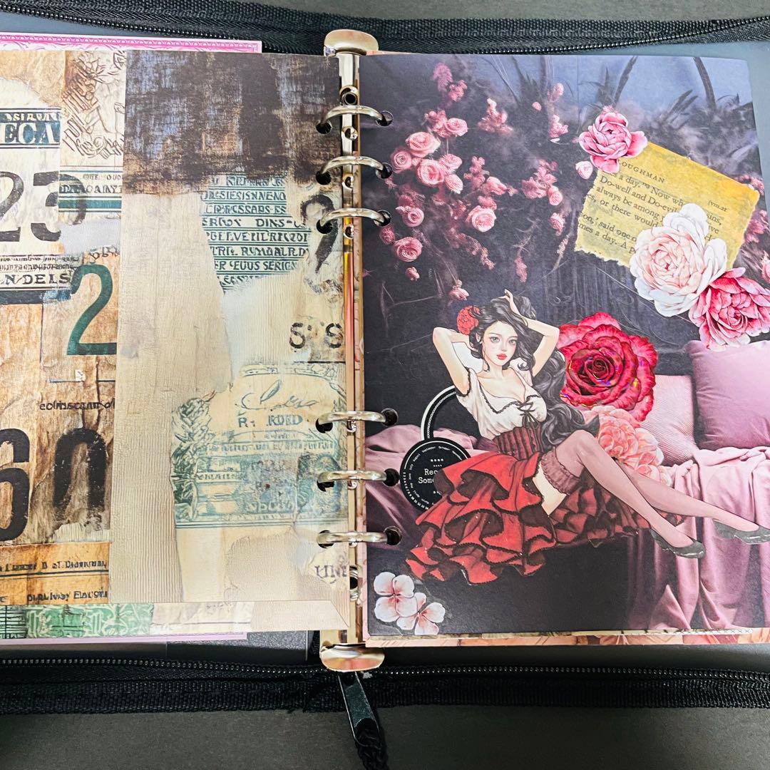 poyo ☆彡おすそ分けファイル　６穴バインダー　眺めて楽しめる ＋素材入り