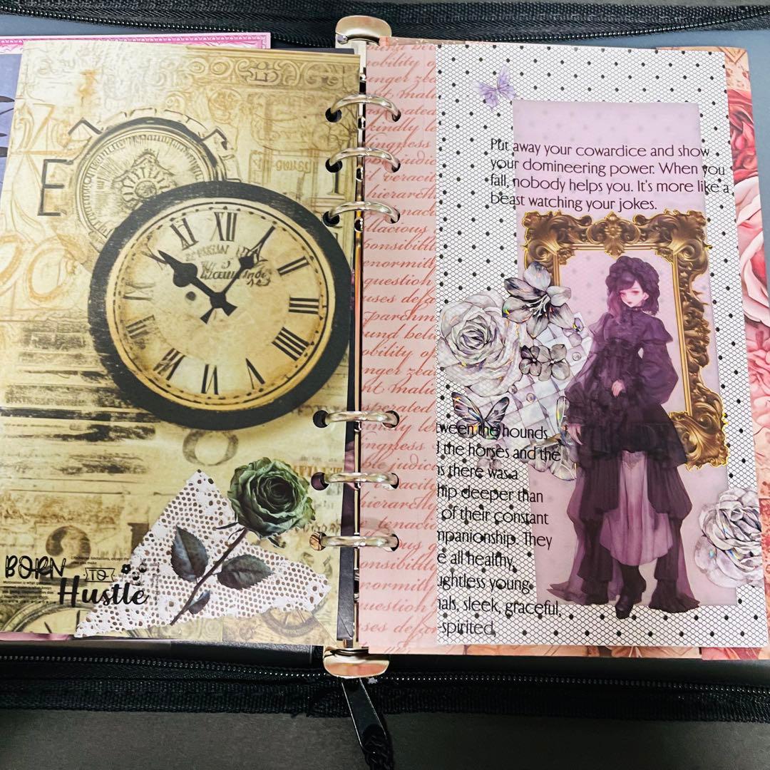 poyo ☆彡おすそ分けファイル　６穴バインダー　眺めて楽しめる ＋素材入り