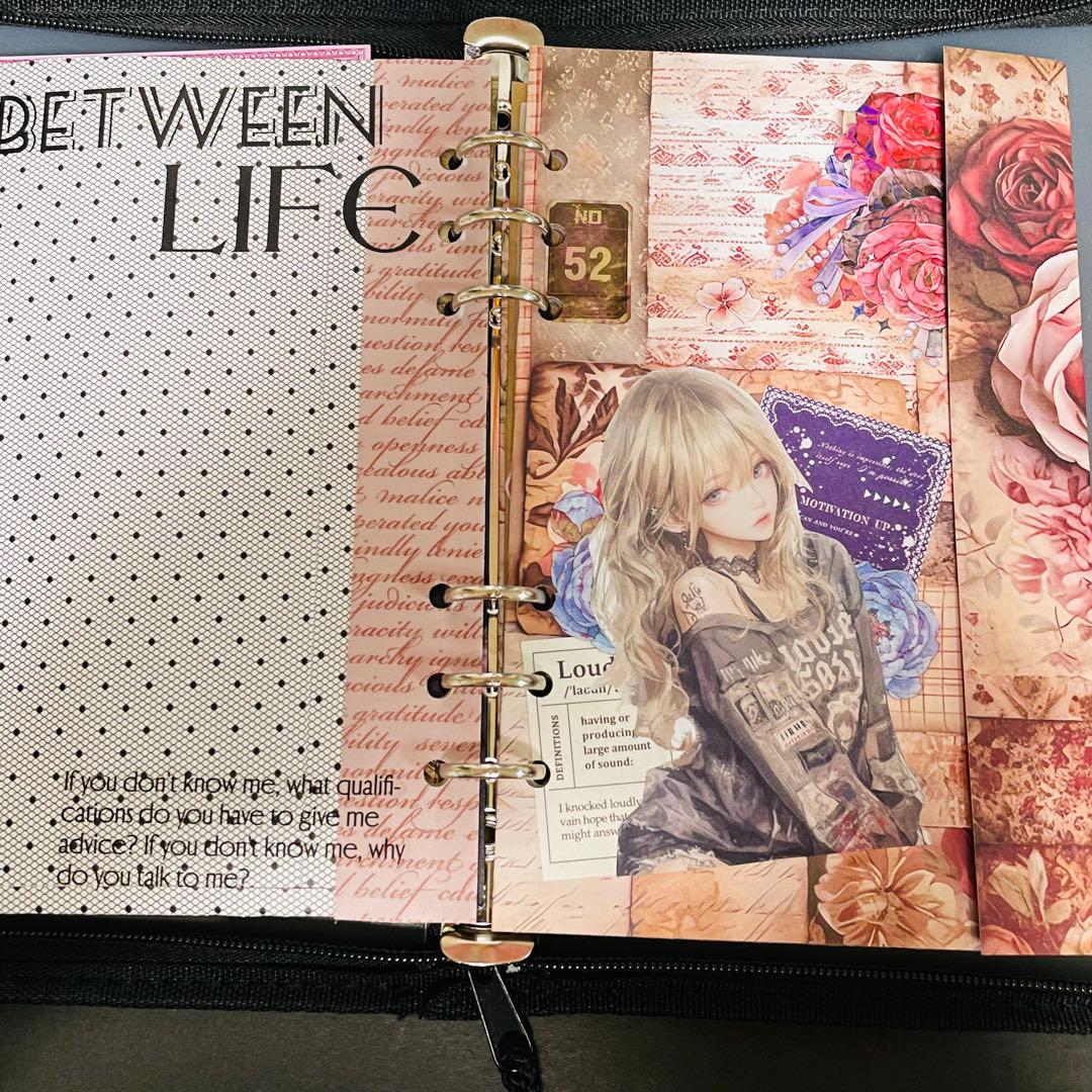 poyo ☆彡おすそ分けファイル　６穴バインダー　眺めて楽しめる ＋素材入り