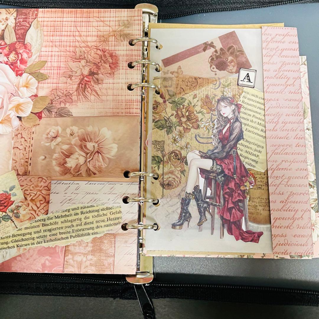 poyo ☆彡おすそ分けファイル　６穴バインダー　眺めて楽しめる ＋素材入り