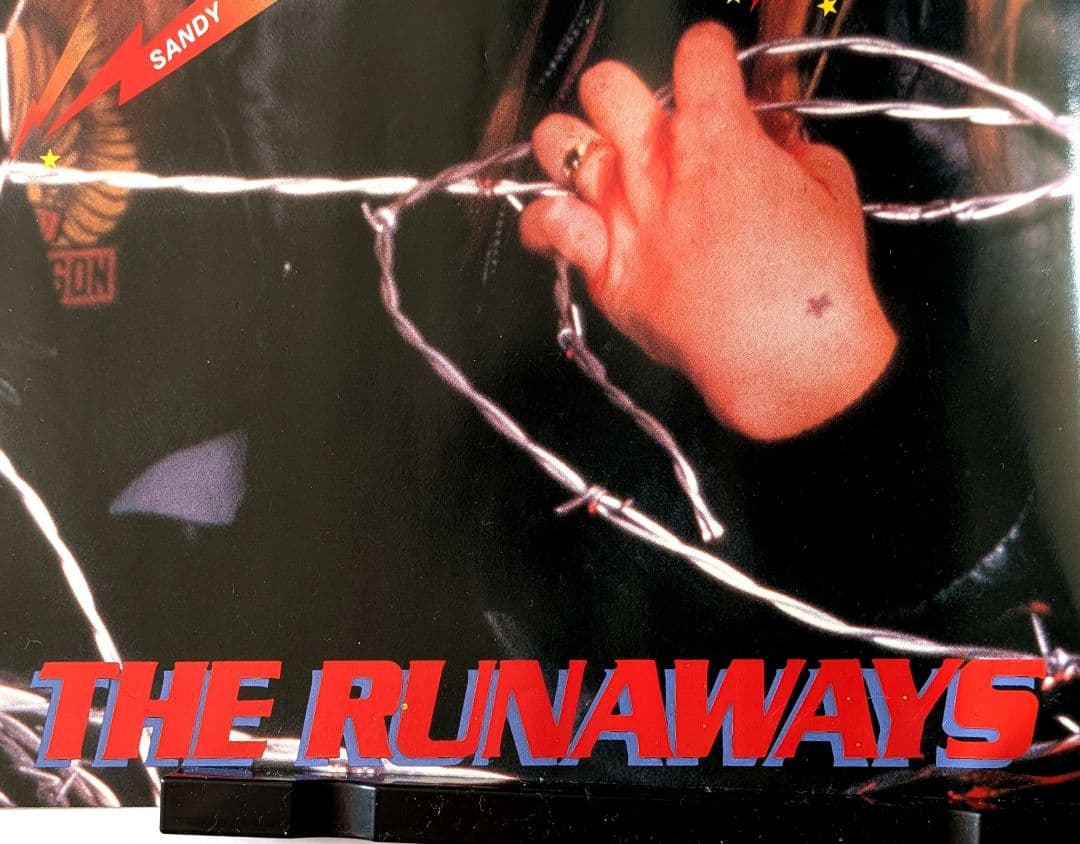 ザ ランナウェイズ 1977年 4thアルバム 激レア プロモポスター 美中古品